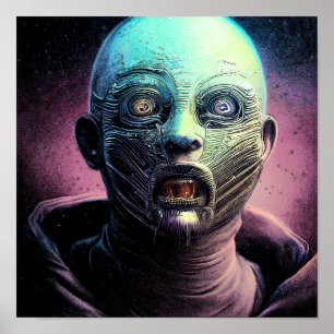 An Unsettling Smile 5.1 - A.I. Poster