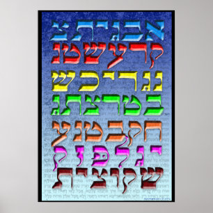 Ana b"Koach ~ Initial Letters ~ Elijah Poster