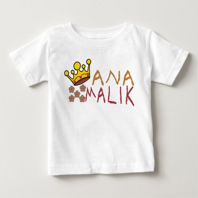 ANA MALIK. BABY T-Shirt (Front)
