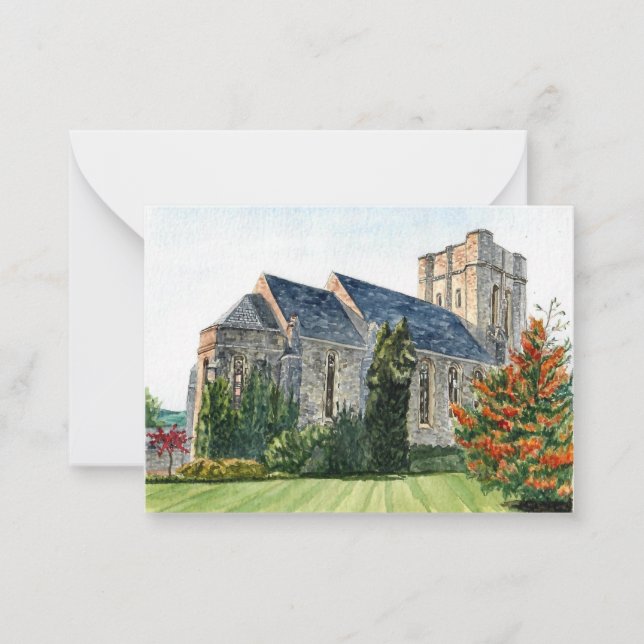 Anabel Taylor Chapel, Cornell University Flat  Card (Front)