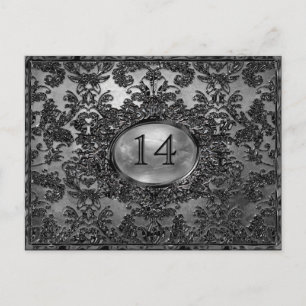 Anabelle  Victorian Table Number Card
