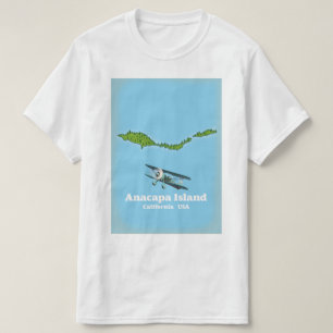 Anacapa Island California USA map T-Shirt