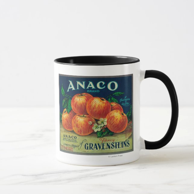 Anaco Apple Crate Label Mug (Right)