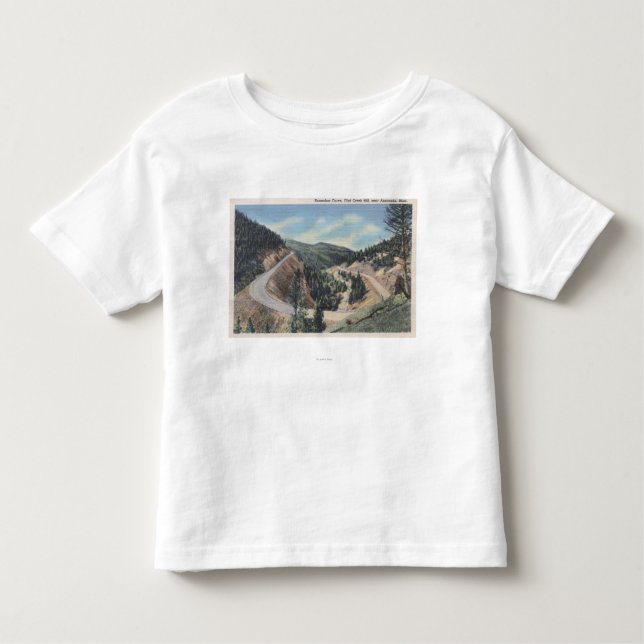 Anaconda, Montana - Horseshoe Curve Toddler T-Shirt (Front)