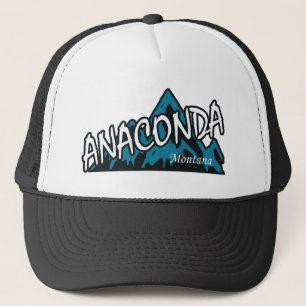 Anaconda Montana Mountains Trucker Hat