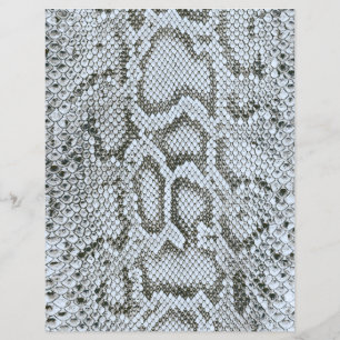 Anaconda Snakeskin Texture 2 Sided Scrapbook Paper