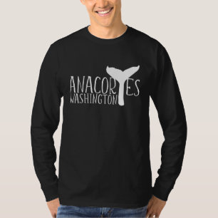 Anacortes Washington Whale Tail Whale Watching Sou T-Shirt
