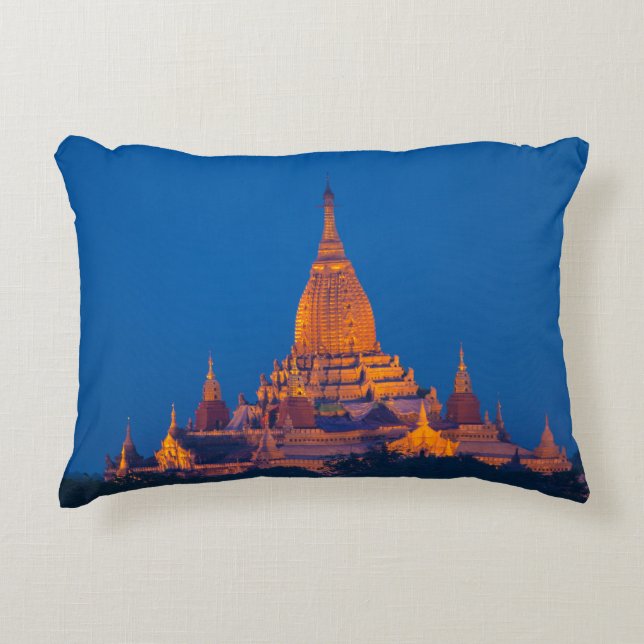 Anada Temple At Twilight Decorative Cushion (Front)