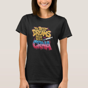 Anaesthesia Doctor CRNA Nurse Design Anesthesiolog T-Shirt