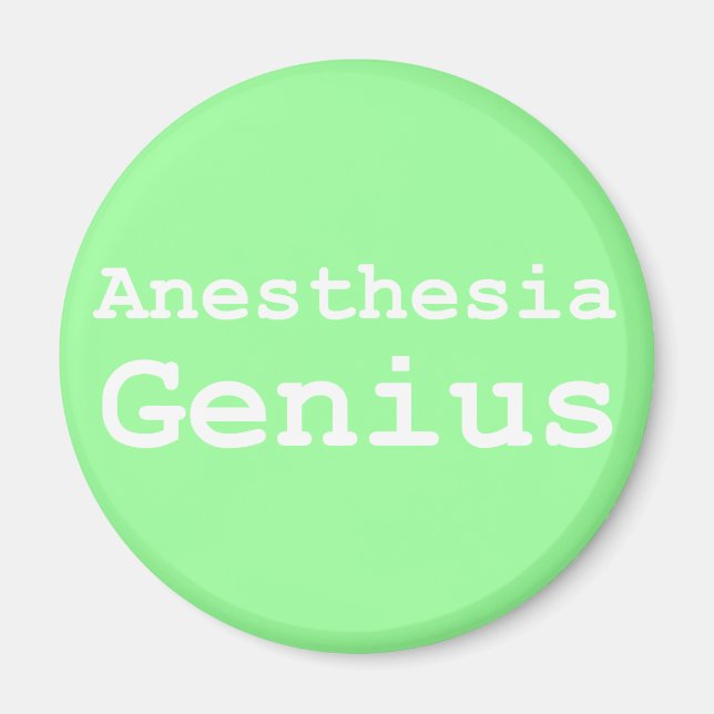 Anaesthesia Genius Gifts Magnet (Front)