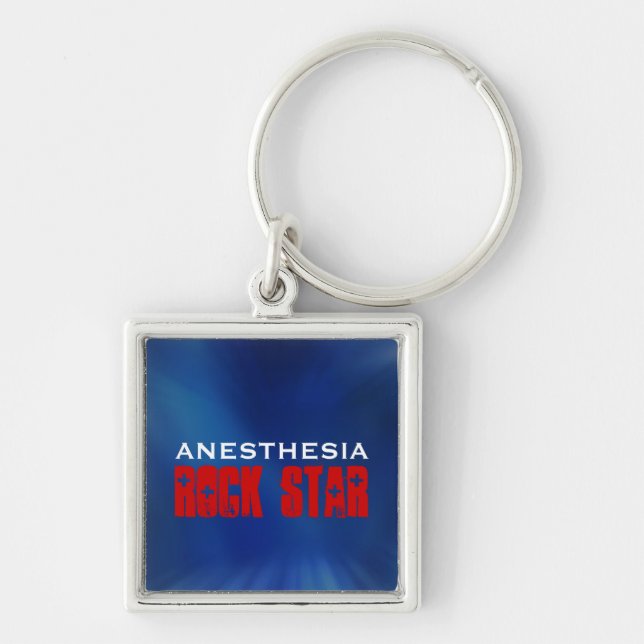 Anaesthesia Rock Star Key Ring (Front)