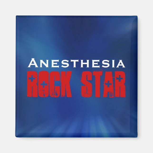 Anaesthesia RockStar Magnet (Front)