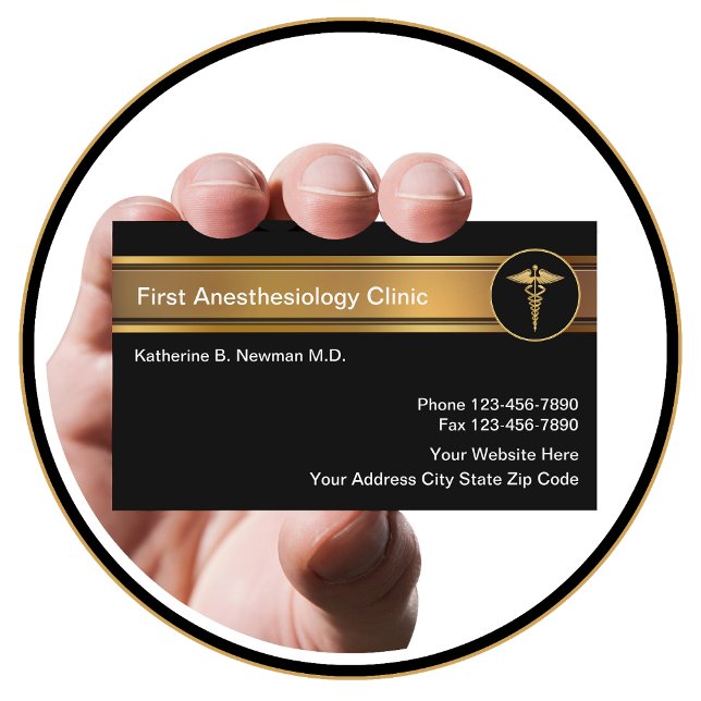 Anaesthesiologist Business Cards (Creator Uploaded)
