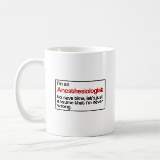 Anaesthesiologist Coffee Mug