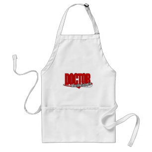 Anaesthesiologist DOCTOR BIG RED LOGO Standard Apron