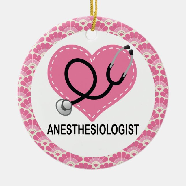 Anaesthesiologist Gift Ornament (Front)