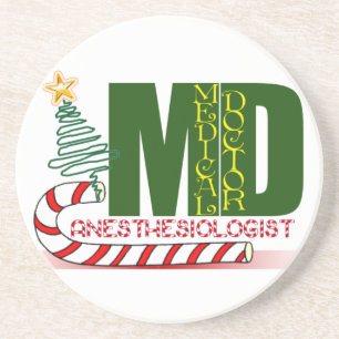 Anaesthesiologist MERRY CHRISTMAS Coaster