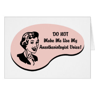 Anaesthesiologist Voice