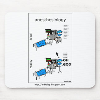 Anaesthesiology Comic Mousepad