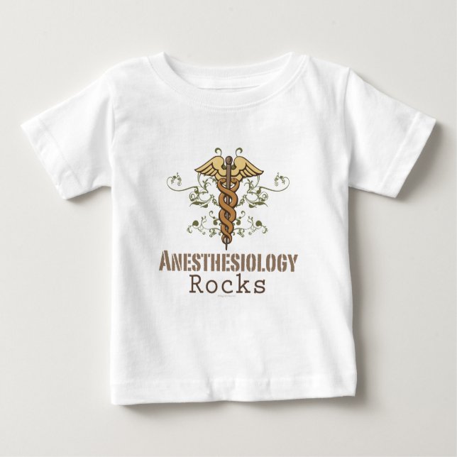 Anaesthesiology Rocks Baby T shirt (Front)