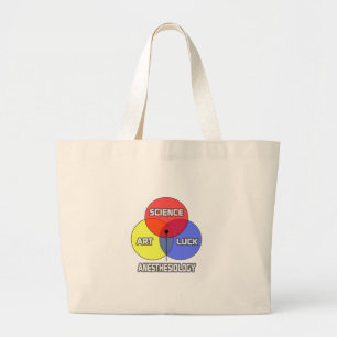 Anaesthesiology .. Science Art Luck Large Tote Bag