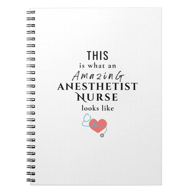 Anaesthetist Nurse Notebook (Front)