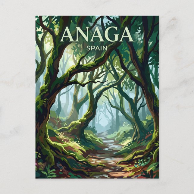 Anaga Rural Park Spain Postcard (Front)