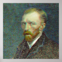 Anaglyph 3D Vincent van Gog Self-Portrait