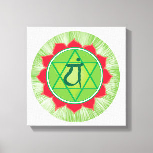 Anahata chakra Heart centre wall decor