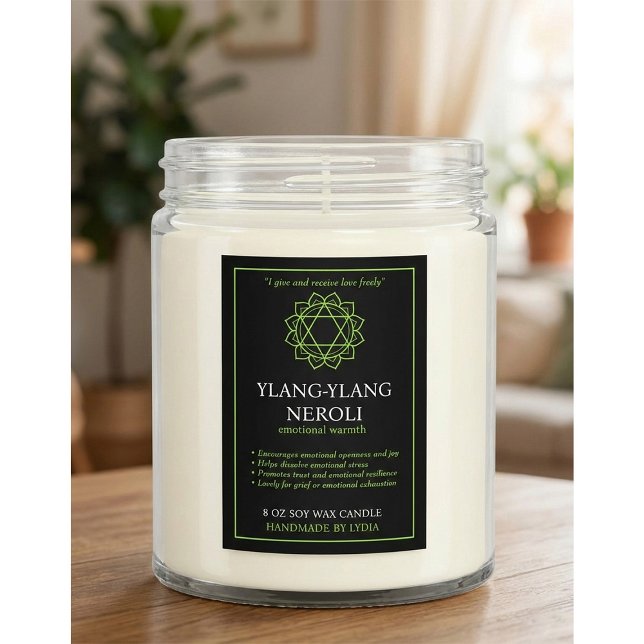 Anahata Heart Chakra Candle Label (Creator Uploaded)