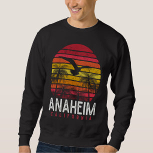 Anaheim California CA Vintage Beach Retro 70s 80s  Sweatshirt