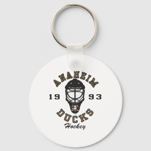 Anaheim Ducks Hockey Mask Orange Officially Licens Key Ring