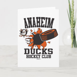 Anaheim Ducks Hockey Puck Burst Officially License Card