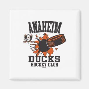 Anaheim Ducks Hockey Puck Burst Officially License Magnet