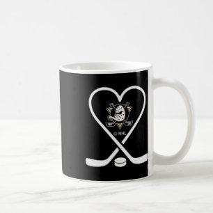 Anaheim Ducks Valentine Sticks Black Nhl Officiall Coffee Mug
