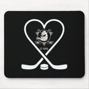 Anaheim Ducks Valentine Sticks Black Nhl Officiall Mouse Pad