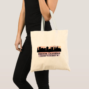 Anaheim Skyline Latitude and Longitude  Tote Bag