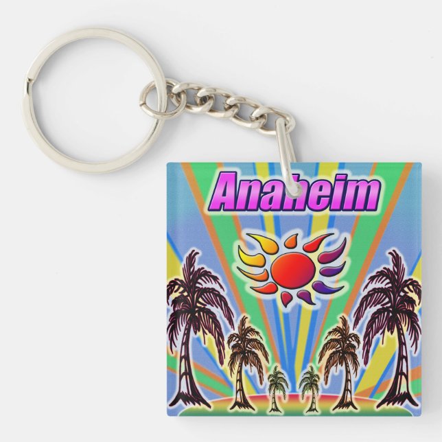 Anaheim Summer Love Keychain (Front)