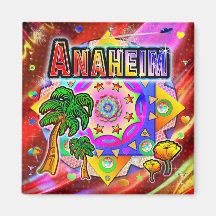 Anaheim Tropical Friends Magnet