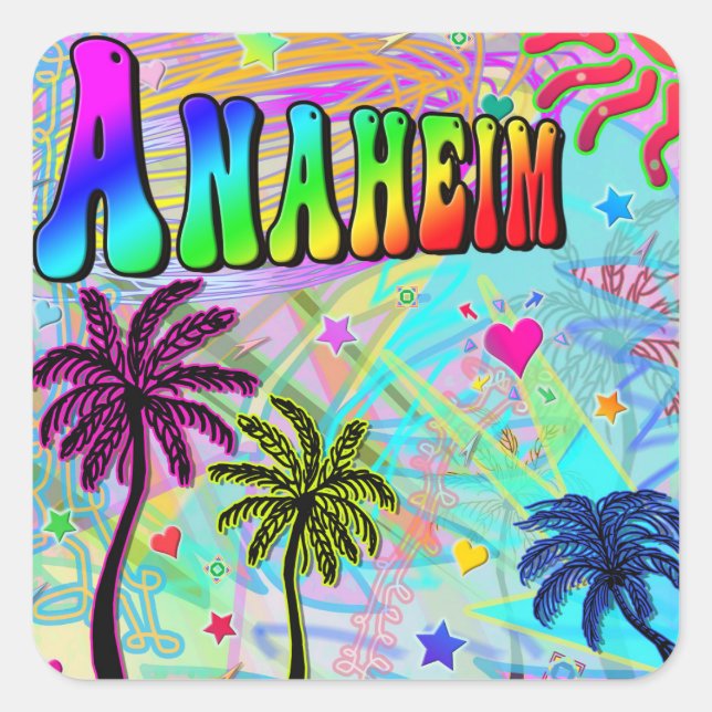 Anaheim Vivid Romance Sticker (Front)