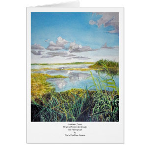 Anahuac, Texas: Watercolor Image by Marie Reeves
