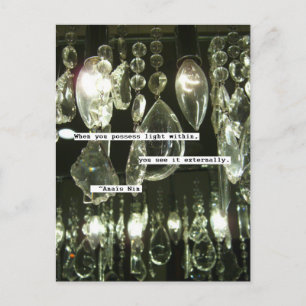 Anais Nin quote Postcard