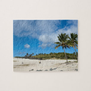 Anakena, Rapa Nui, Easter Island, Chile Jigsaw Puzzle