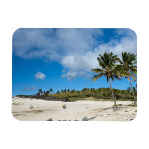 Anakena, Rapa Nui, Easter Island, Chile Magnet