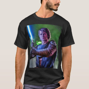 Anakin Skywalker – The Chosen One Blue Saber T-Shirt