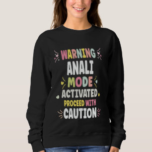 ANALI Personalised Women's Gift Custom ANALI Sweatshirt