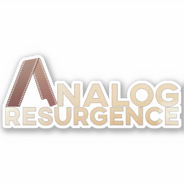 Analog Resurgence (Custom-Cut Vinyl Sticker) (Front)