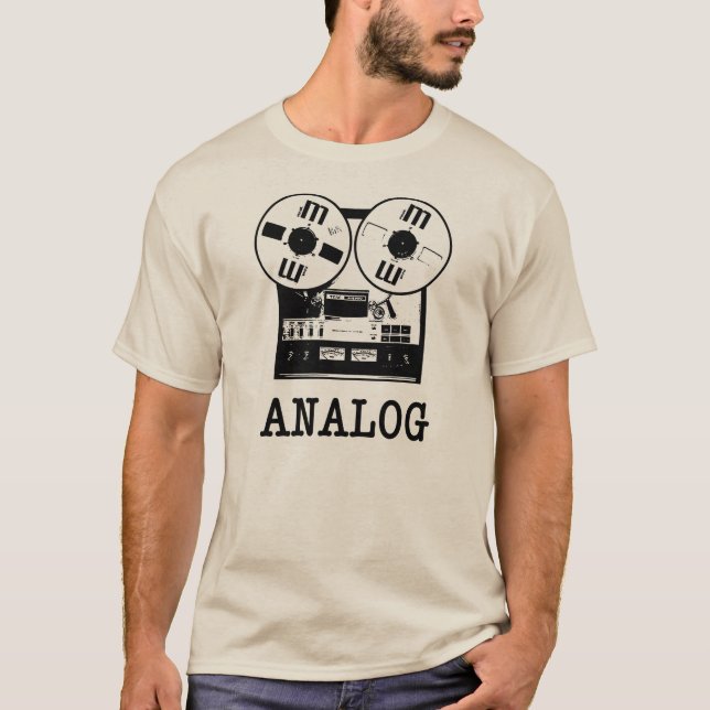 ANALOG TAPE REEL T-Shirt (Front)