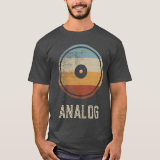 Analog Vinyl Retro Music Lover Vintage Record Audi T-Shirt