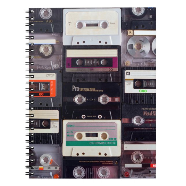 Analogic audiocassette tapes notebook (Front)